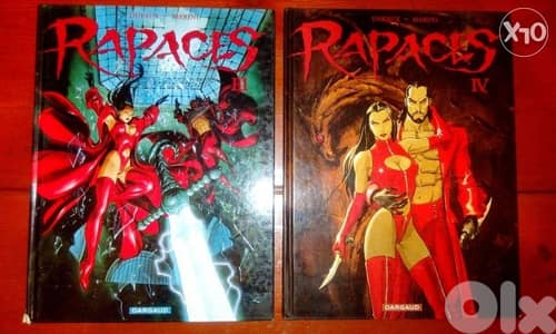Rapaces 4 volumes rated R french comics