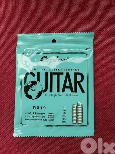 New Electric Guitar Strings - Orphee