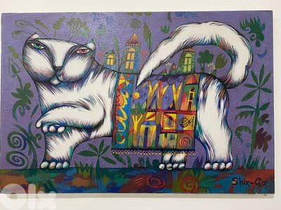 Sha-ga famous artist oil on canvas