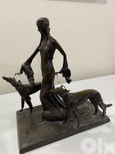 bronze signed Profo poerzi europeen