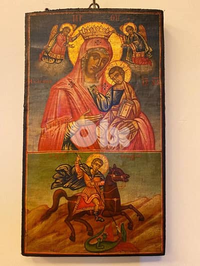 rare museum quality 19th century greeck icon