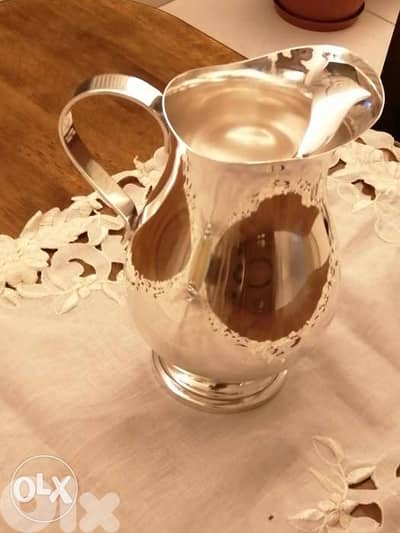 Caraffe fleuron silver plated