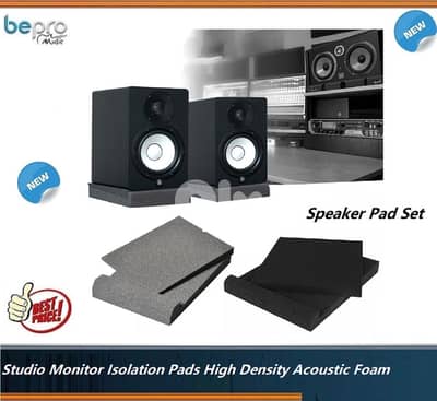 Studio Monitor Isolation Pads High Density Acoustic Foam