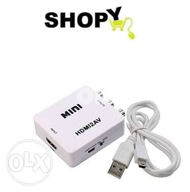 HDMI 2AV HDMI TO AV/RCA L/R CVBS HD 1080P Video Convertor