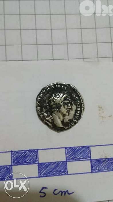 Ancient Roman Silver Coin for Emperor Trajan year 98 AD