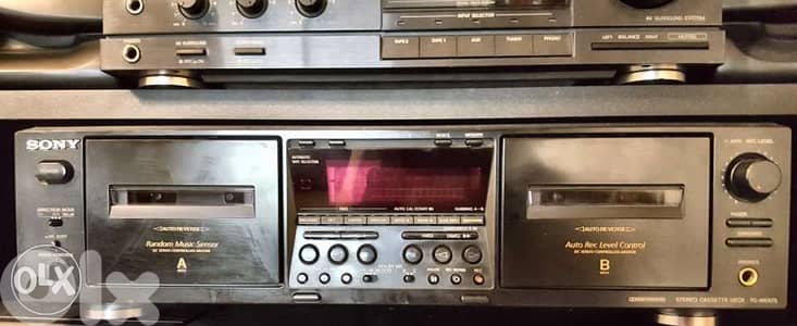 SONY Stereo Double Cassette Dolby Deck TC-WE675