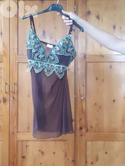 brown top ,size 40