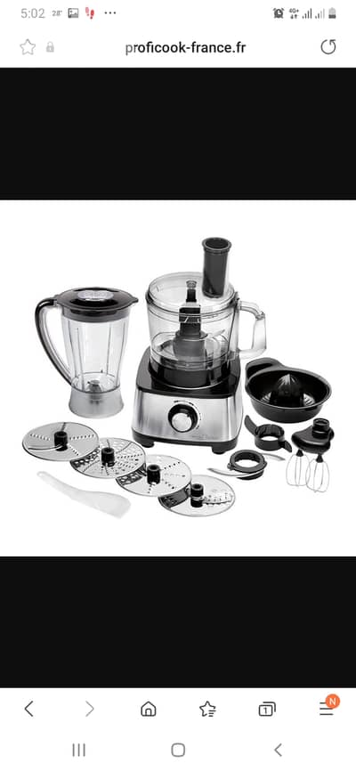 Proficook PC-KM 1063 Multi-Function Robot/ 4$ Delivery