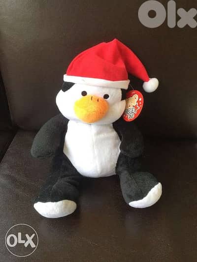 Peluche pingouin Noel