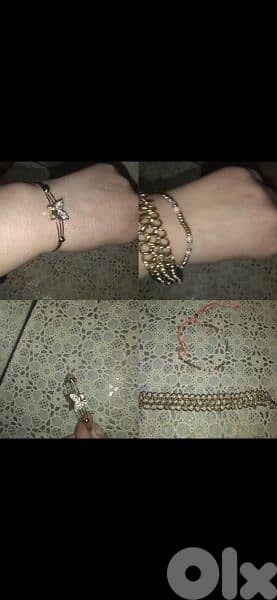 bracelet gold bracelets 3= 15$