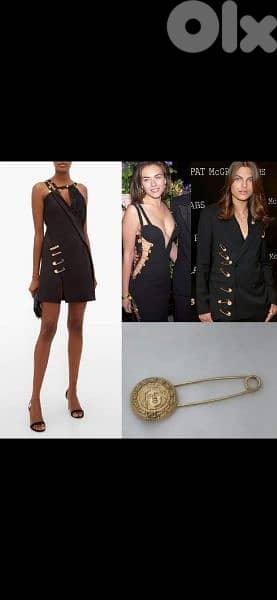 brooch versace copy pin only in gold