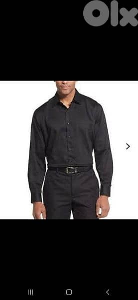 Van Heusun fitted shirt black s to xxL