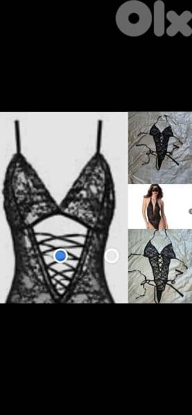 bodysuit dentelle laced up s to xxL