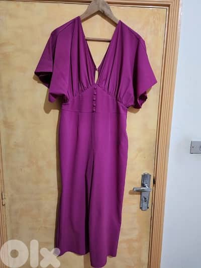 Asos London culottes jumpsuit 40 medium  اوفرول