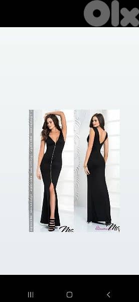 long dress zipper front lycra s to xxL