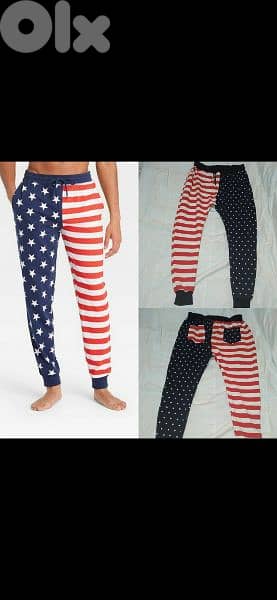 men sweat pants flag m to xxL