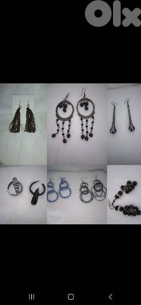 pick 3 earrings for 3= 15$ 16