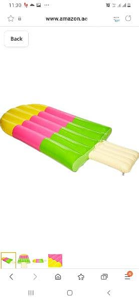 jilong INFLATABLE ICE CREAM LOLLY POP LOUNGER AIR MAT/ 3$ delivery