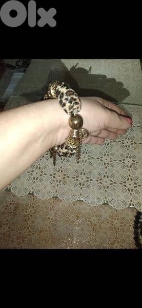 necklace set leopard print 3a2ed w esswara 6