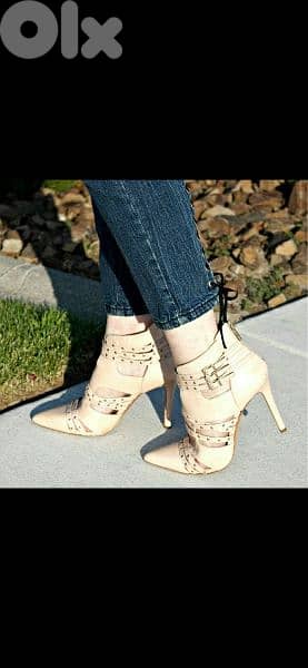 shoes Jessica Simpsons ankle boots open sides 39/40. used once