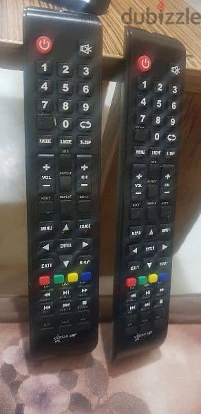2 starsat remote controls