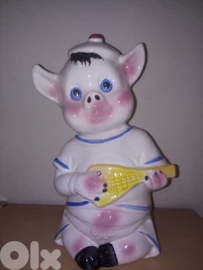 Vintage ceramic piggy bank 30cm