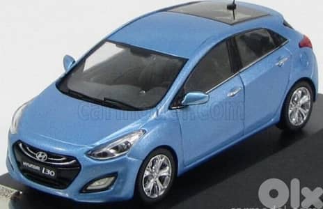 Hyundai I30 diecast car model 1:43.
