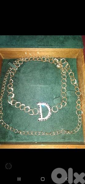 necklace copy Dior belt or necklace can be worn both gold tone