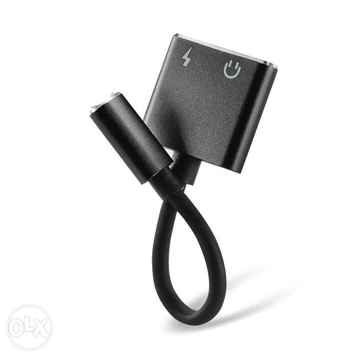 Audio Adapter 2 in 1 charging Earphone Cable For iPhone 11 x 7 8 plus 4