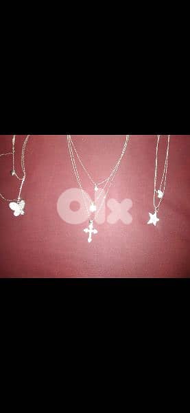 necklace double chain necklace 4