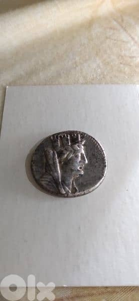 Phoencian Tyche silver Tetradrachm for Goddess Tyche year around 80 BC