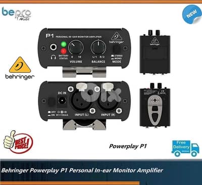 Behringer Powerplay P1 Personal In-ear Monitor Amplifier