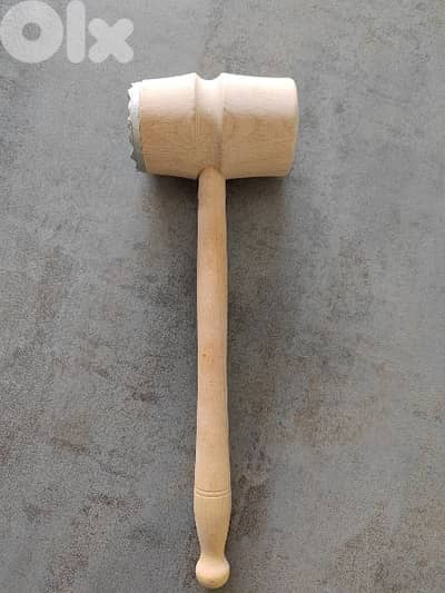 wooden meat mallet