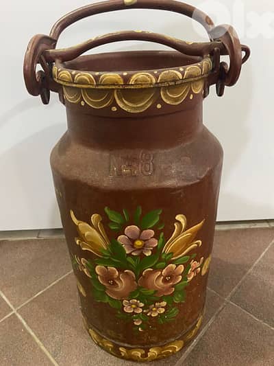 big milk container early 20th century