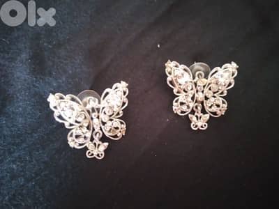 earrings butterflies swarovski original