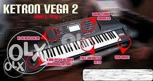 Ketron Vega Pro V2 , Boxed & new , Ketron new & Boxed. جديد و مكفول
