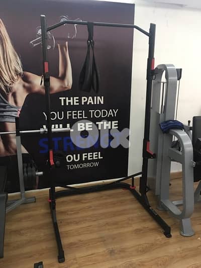squat and bench rack Domyos like new heavy duty 70/443573 RODGE