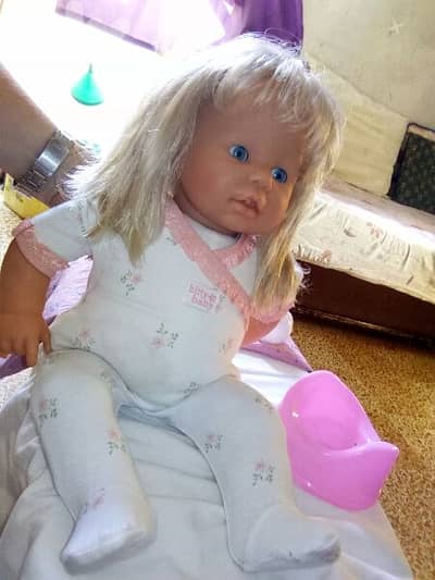 ZAPF CREATION BABY TALKER and NURSING mechanism working as new doll=28