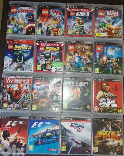 Giant collection of Ps3 games used for sale in leb