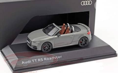 Audi TT RS Roadster diecast car model 1:43.