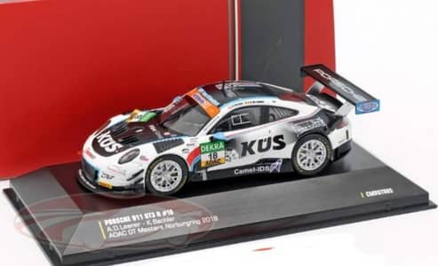 Porsche 911 GT3 R diecast car model 1:43.