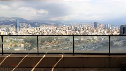 Prime Location Apartment in Achrafieh with City and Mountain View