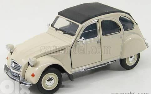Citroën 2CV  diecast car model 1:24.