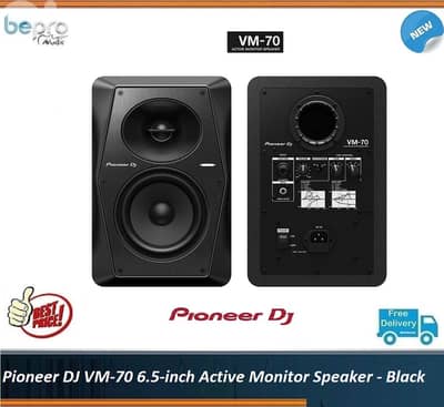 Pioneer DJ VM-70 6.5-inch Active Monitor Speaker - Black