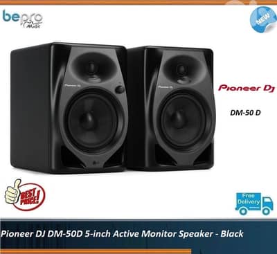 Pioneer DJ DM-50D 5-inch Active Monitor Speaker - Black