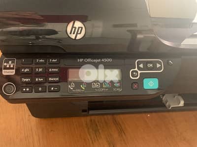 -_طابعة+فاكس HP inkjet Printer - Officejet 4500 printer-fax