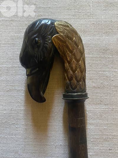 utra rare antique imperial German gents cane