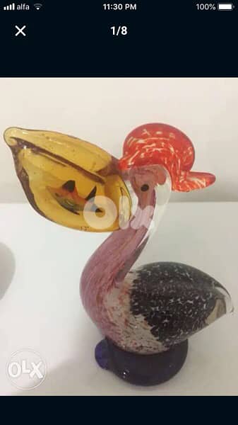 authentic murano signed Carlo Pisano Venezia