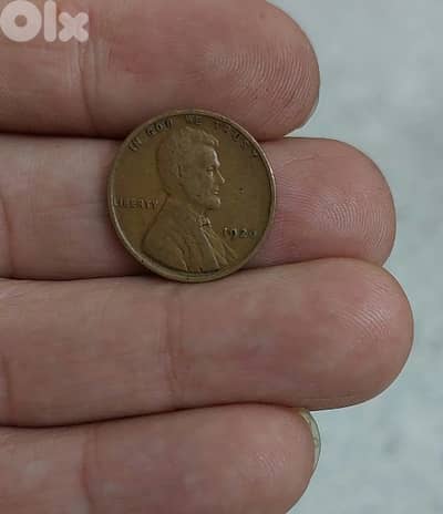 USA Lincon  Wheat cent year 1926سنت اميركي لينكولن السنبلة