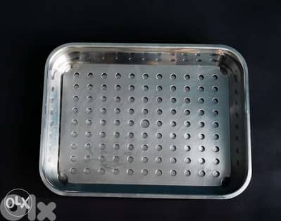 stainless steel perforated tray